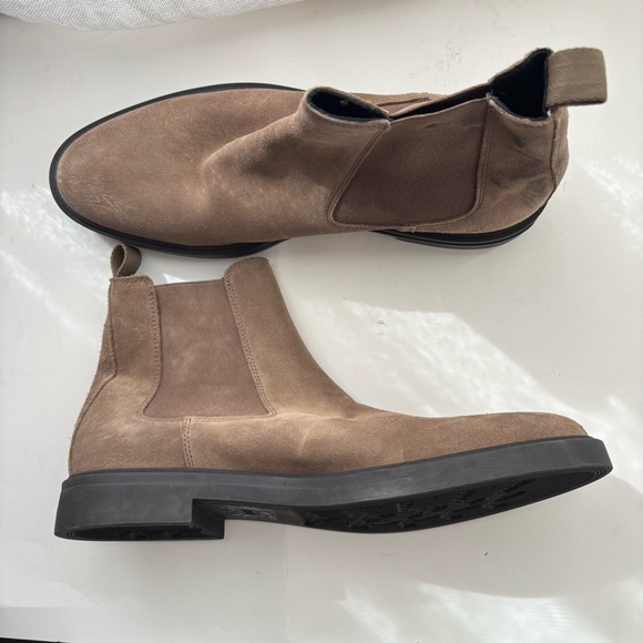 Boss Hugo Boss Men's Calev Pull On Chelsea Boots In Medium Beige Sz 45/US 12 - Picture 4 of 9